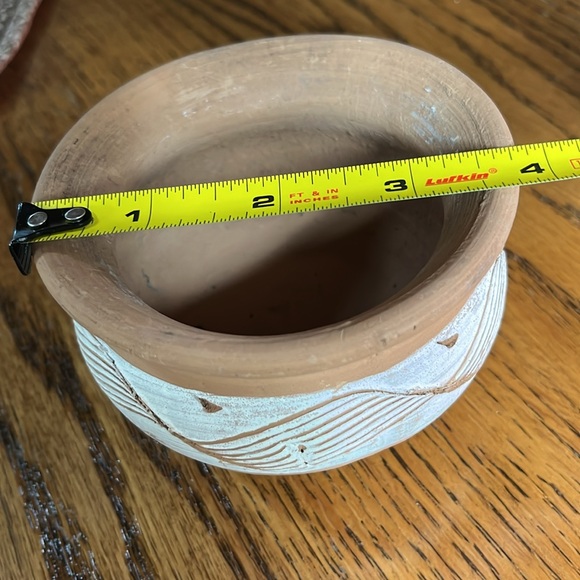 Little Southwest pottery clay planter pot small nice for succulents natural - Picture 7 of 10
